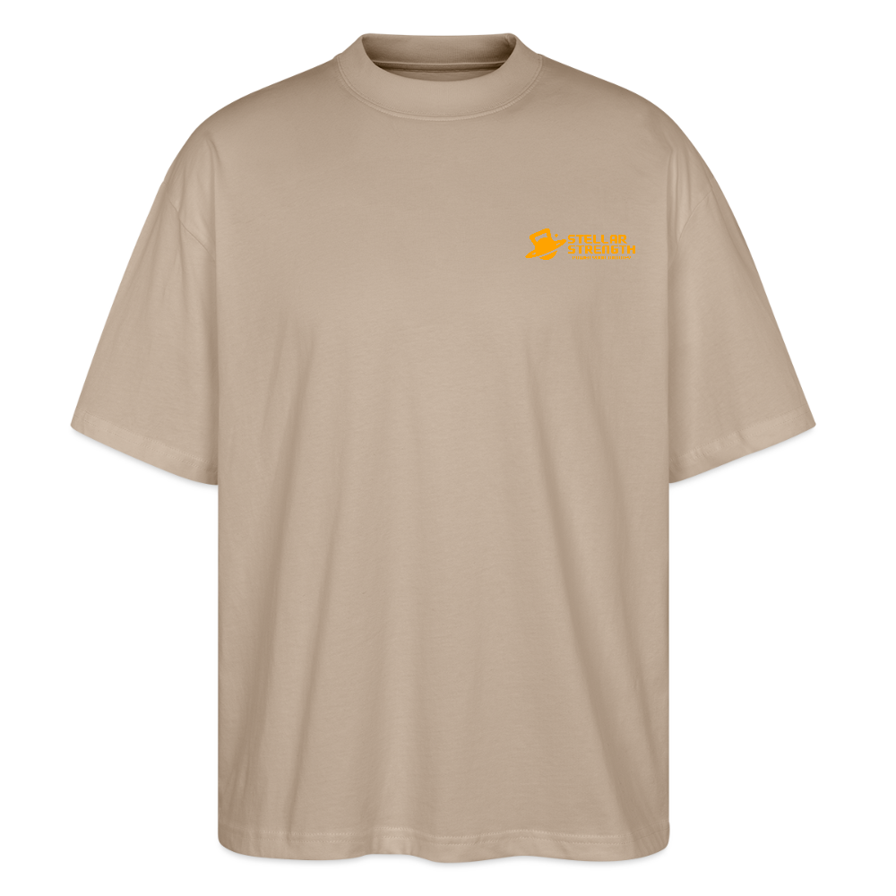 stellar strength classic edition oversized T-shirt orange - stone