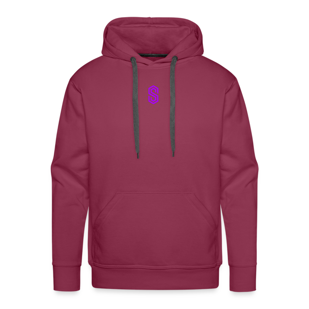 Men’s stellar fusion Premium Hoodie violet - bordeaux