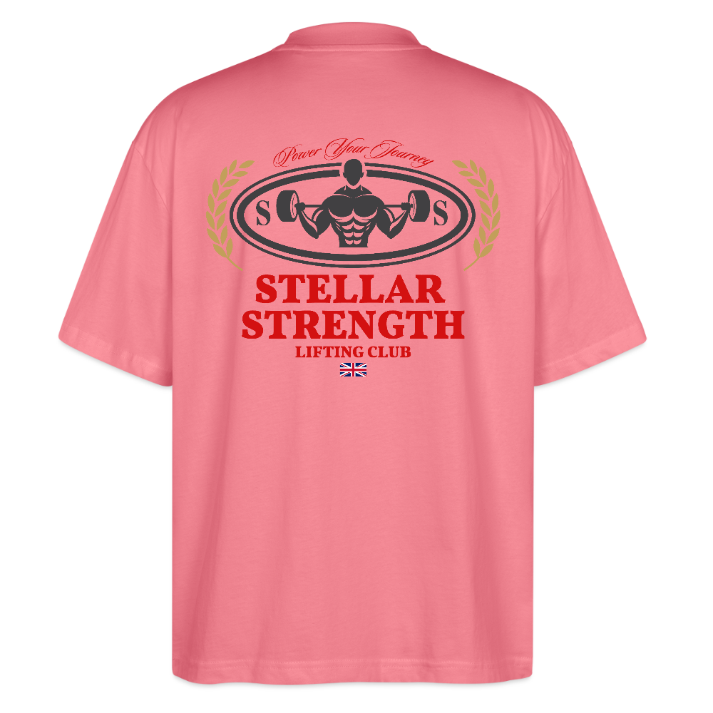 stellar strength classic edition oversized T-shirt red - pink joy