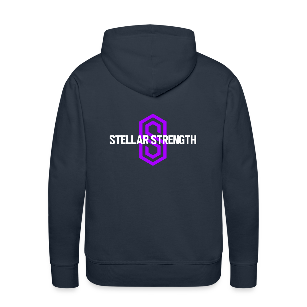Men’s stellar fusion Premium Hoodie violet - navy