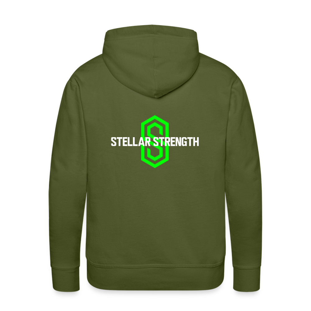 Men’s stellar fusion Premium Hoodie green - olive green