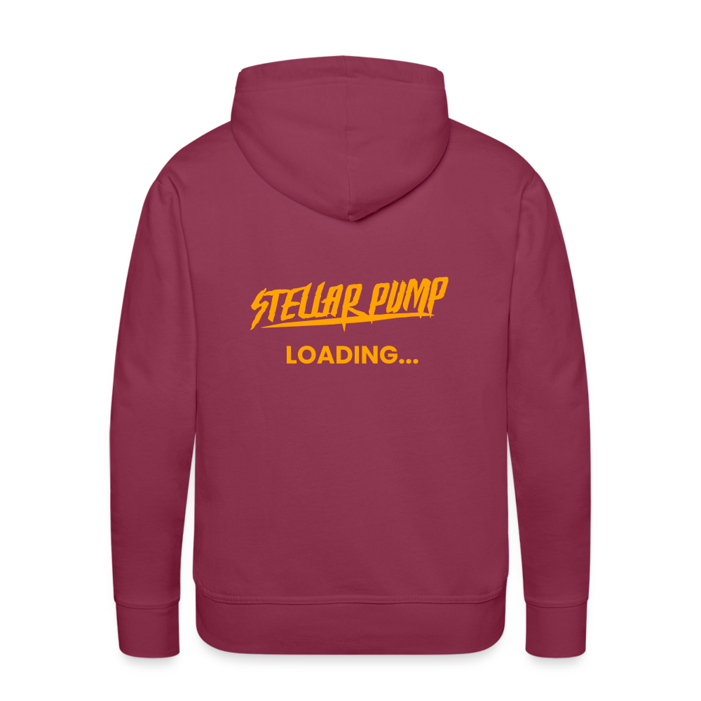 Men’s stellar pump loading Premium Hoodie - bordeaux