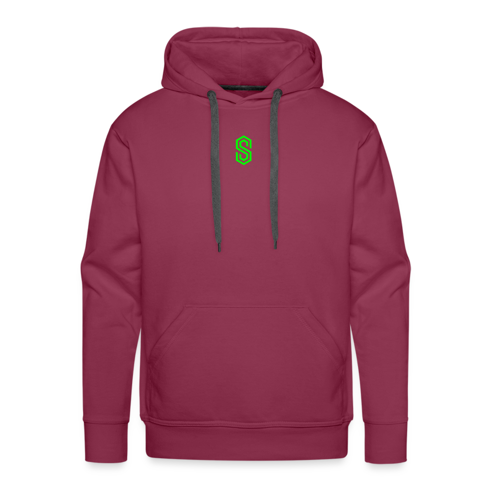 Men’s stellar fusion Premium Hoodie green - bordeaux