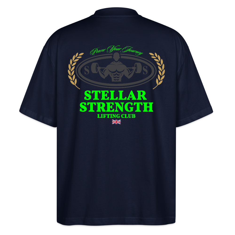 stellar strength classic edition oversized T-shirt green - navy