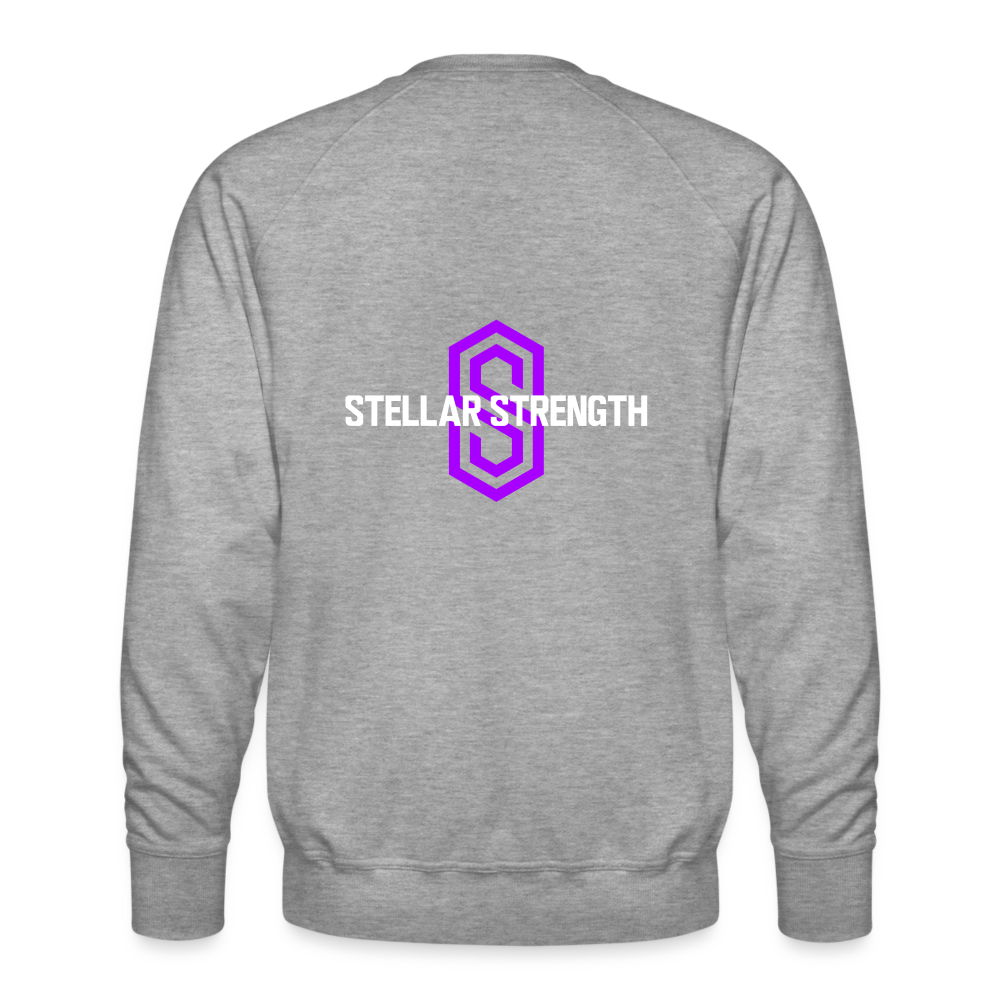 stellar fusion Premium Sweatshirt violet - heather grey