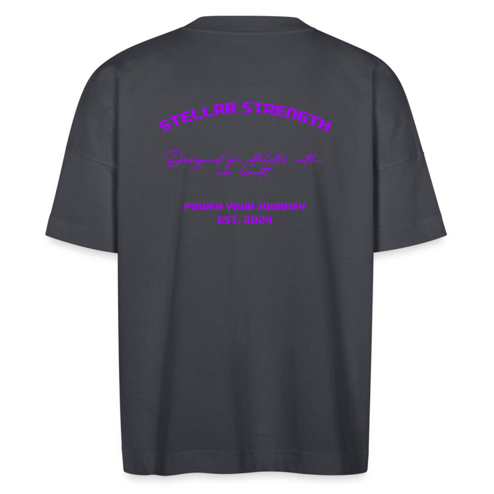 stellar strength platinum edition oversized T-shirt violet - indigo blue
