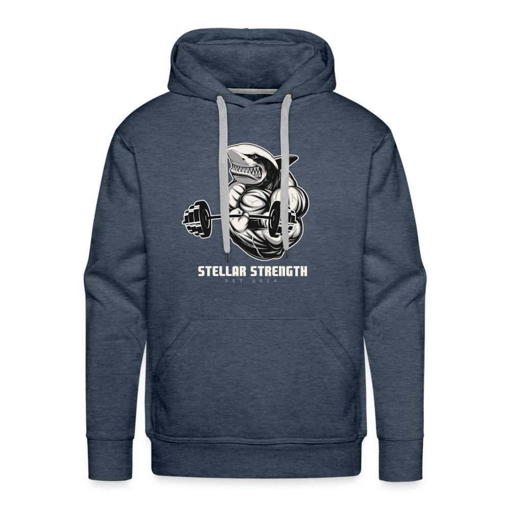 Men’s Premium Hoodie - heather denim