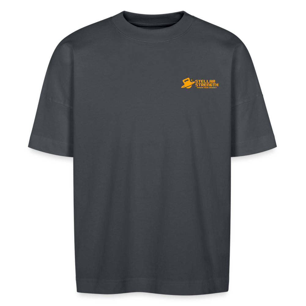 Stellar strength original oversize T-shirt orange - indigo blue