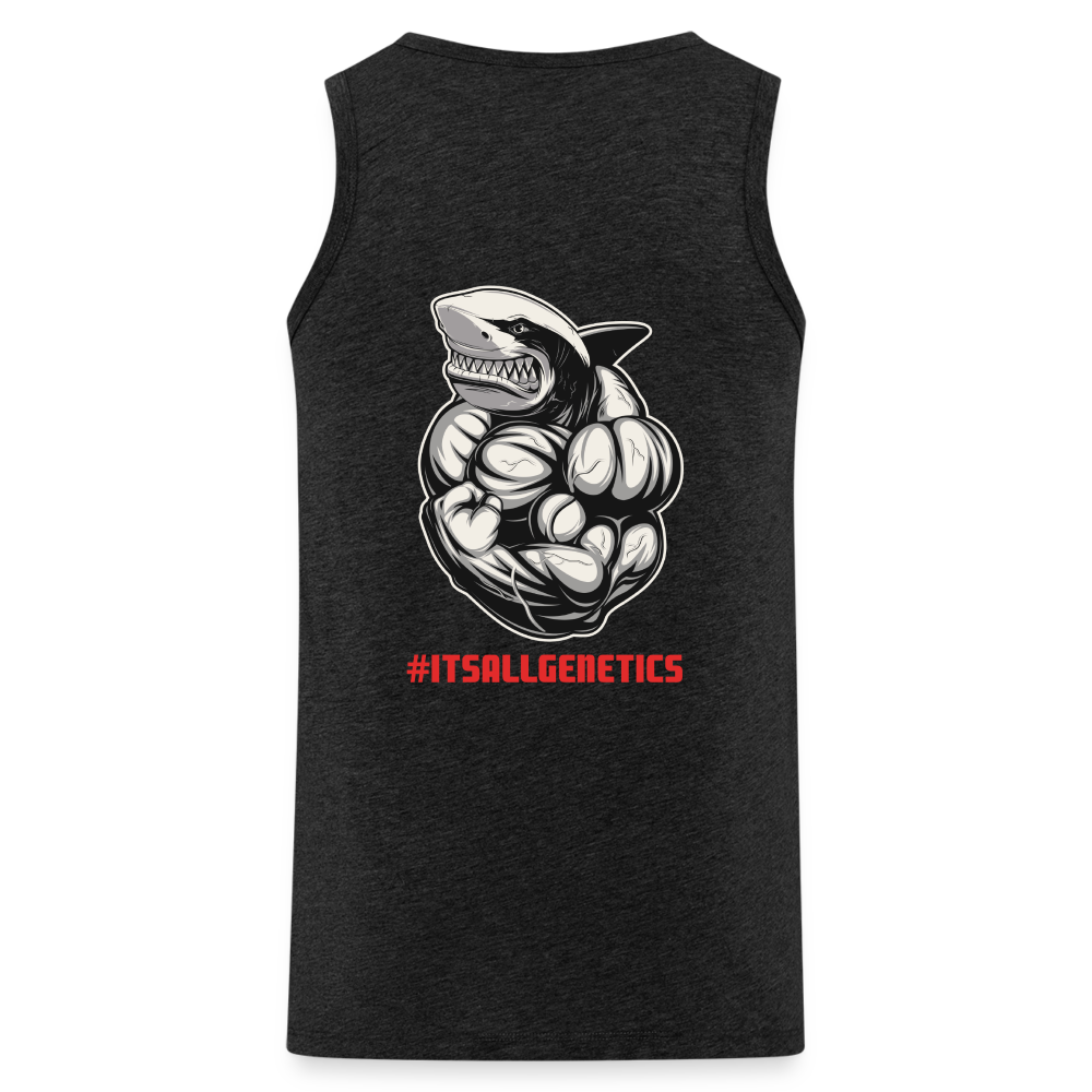 Men’s Premium Tank Top #its all genetics - charcoal grey