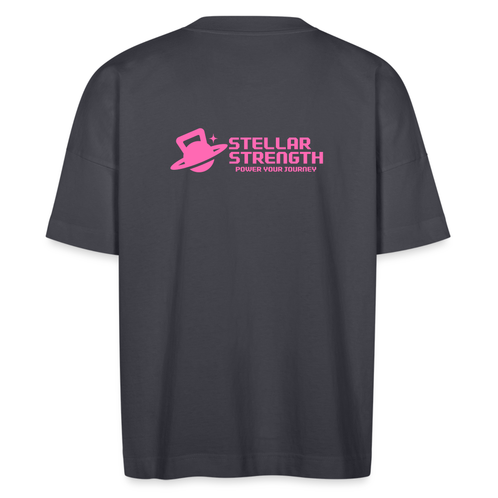 Stellar strength original oversize T-shirt pink - indigo blue