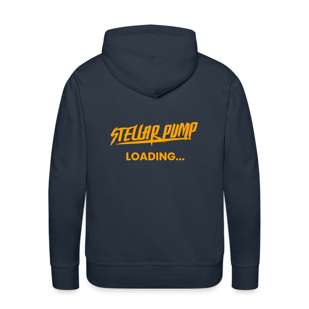 Men’s stellar pump loading Premium Hoodie - navy