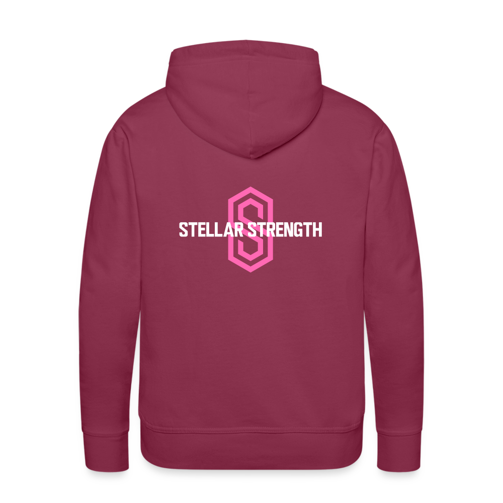 Men’s stellar fusion Premium Hoodie pink - bordeaux