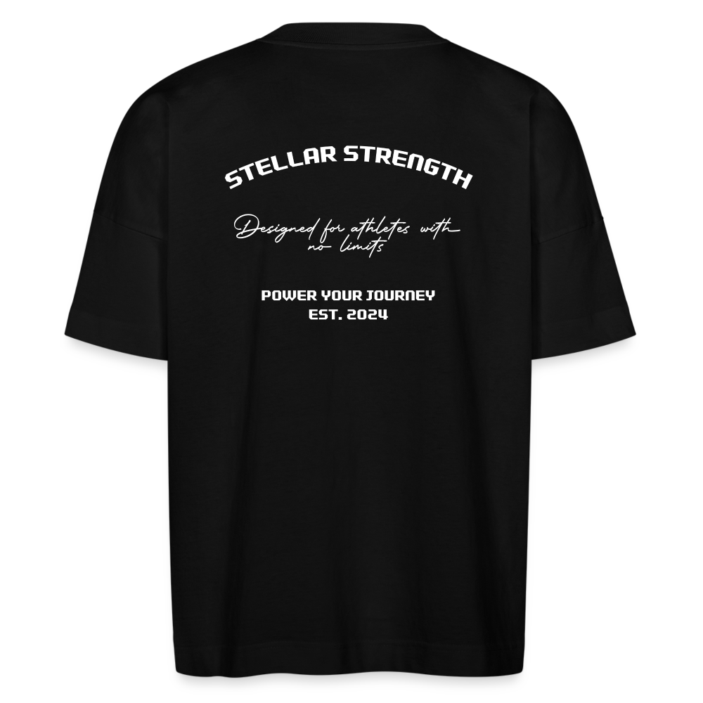 stellar strength platinum edition oversized T-shirt - black