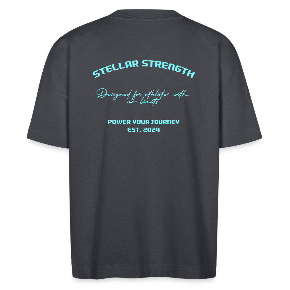 stellar strength platinum edition oversized T-shirt blue - indigo blue