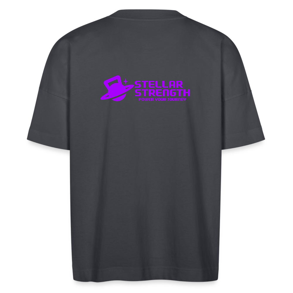 Stellar strength original oversize T-shirt violet - indigo blue