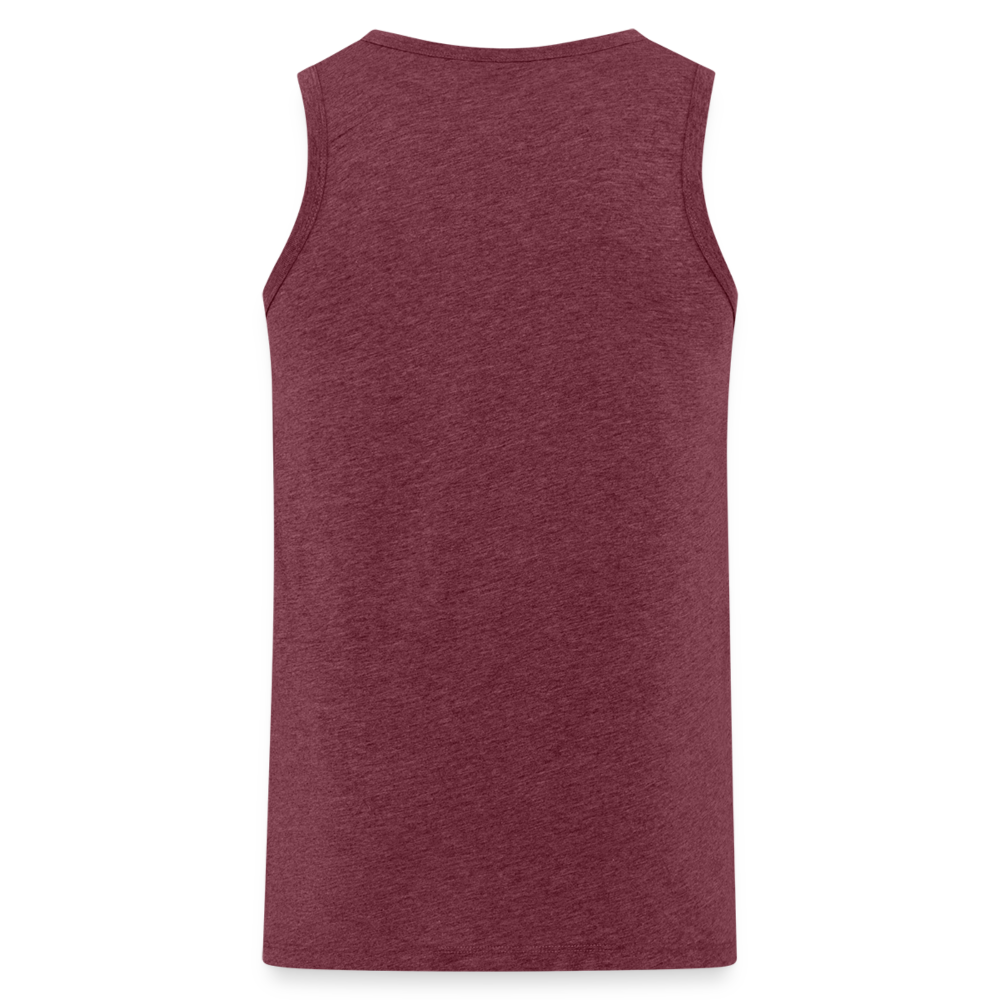 Men’s Premium stellar strength original Tank Top - heather burgundy