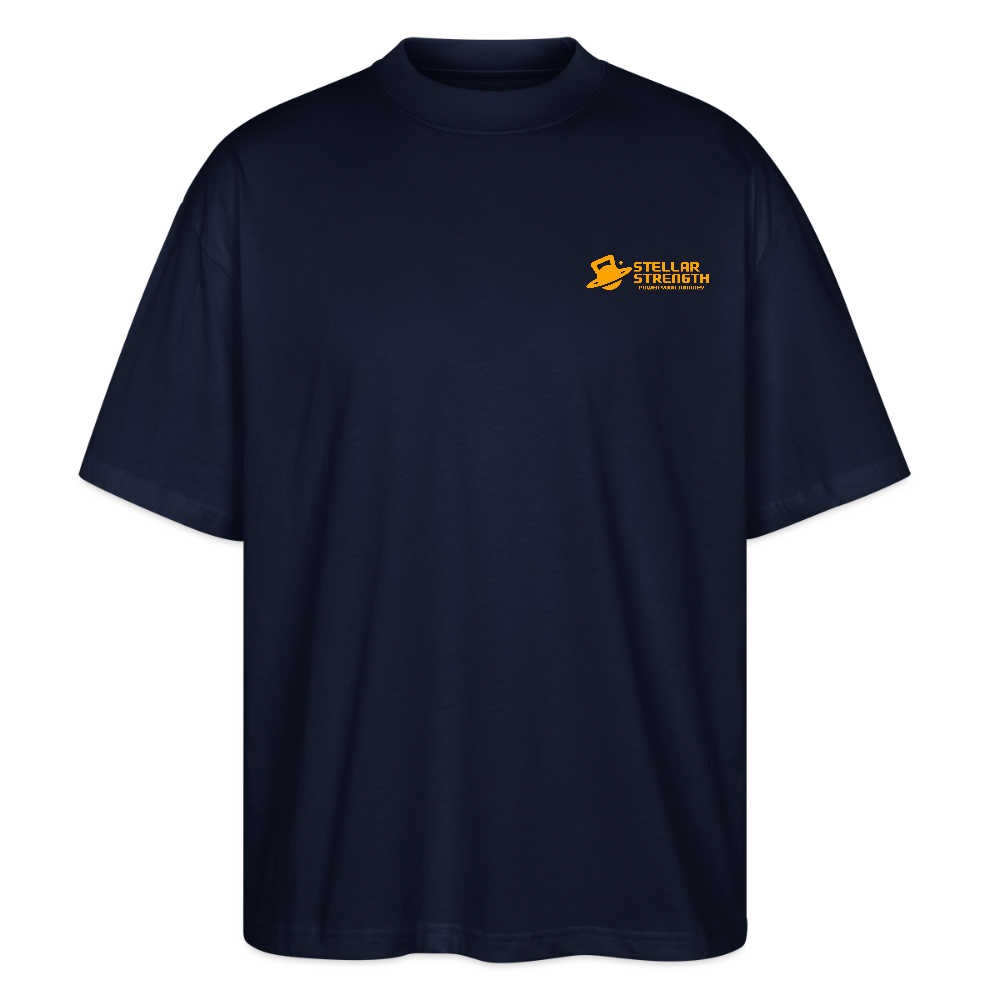 stellar strength classic edition oversized T-shirt orange - navy