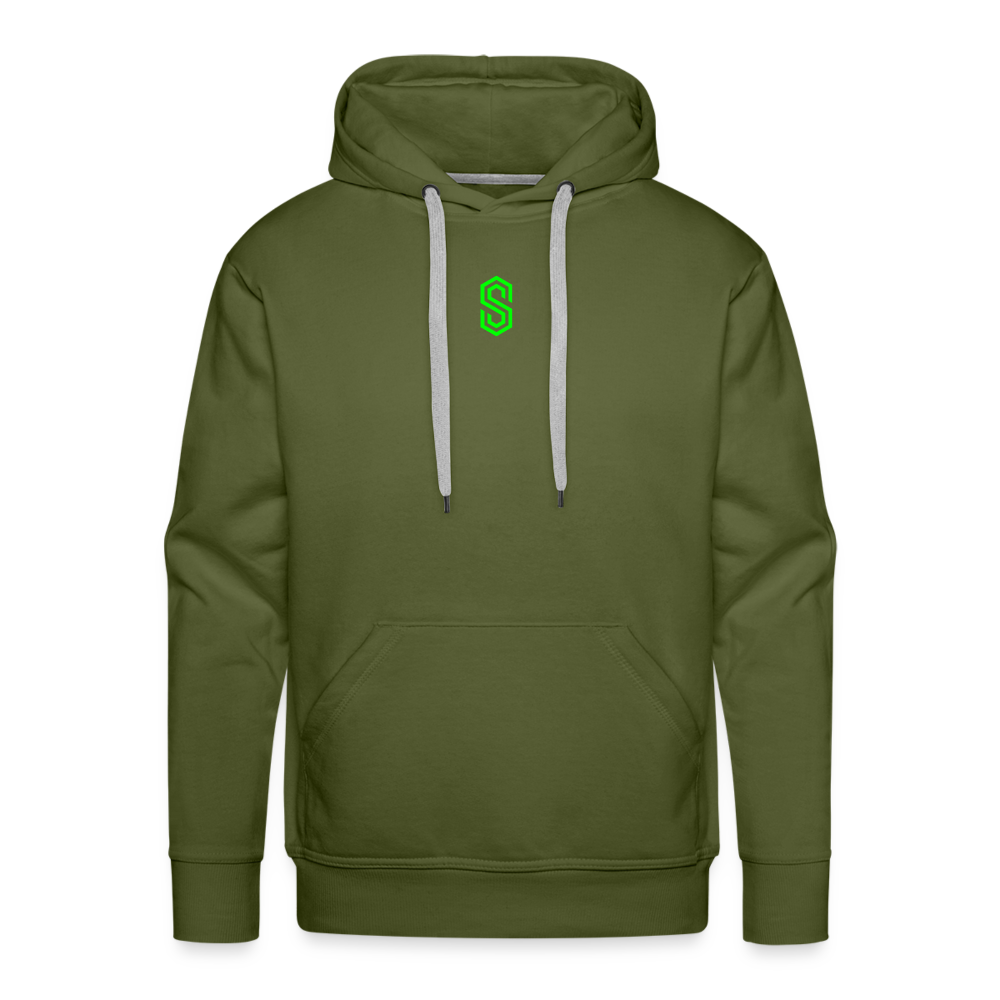 Men’s stellar fusion Premium Hoodie green - olive green