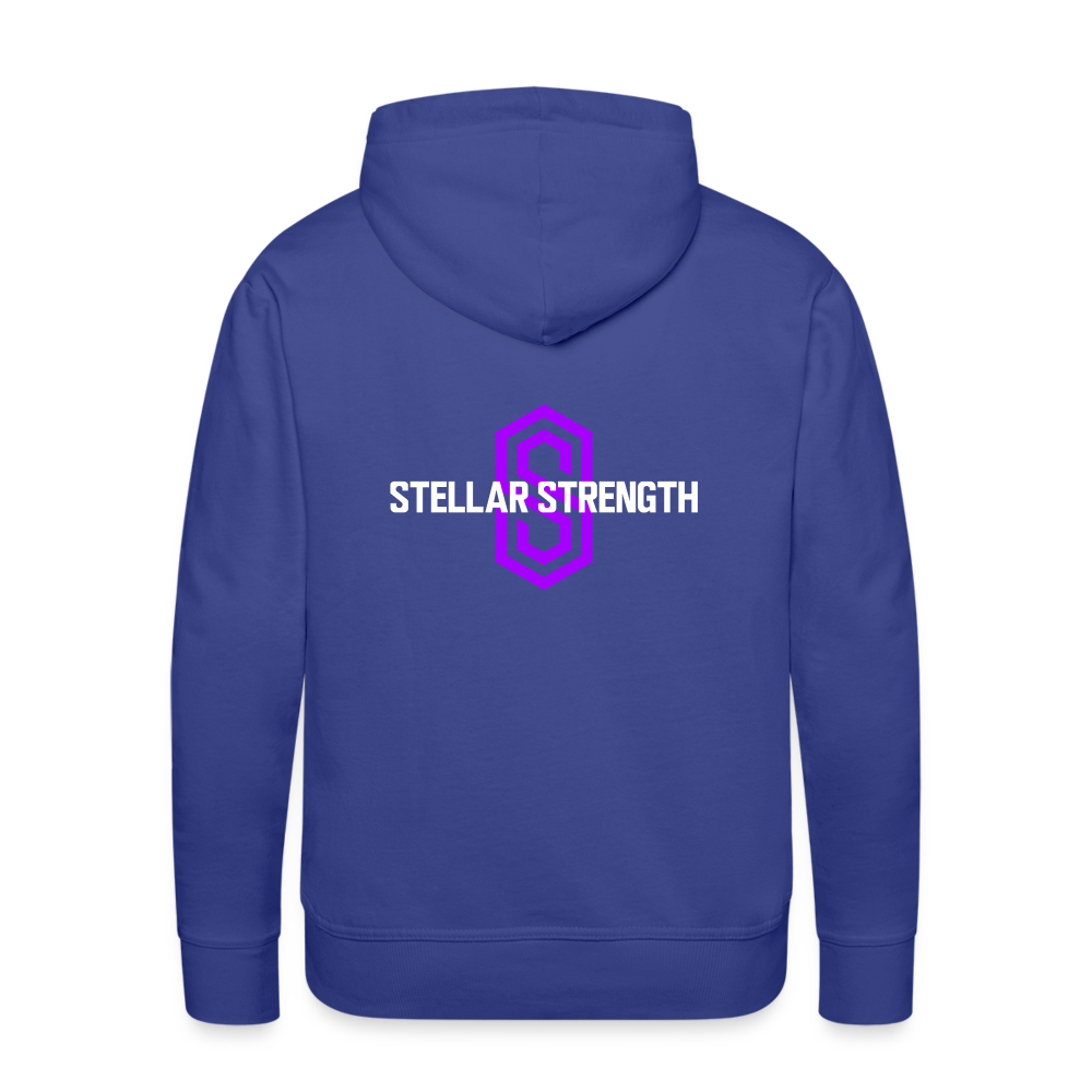 Men’s stellar fusion Premium Hoodie violet - royal blue