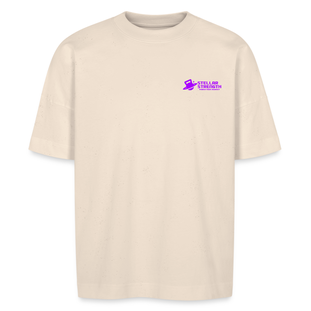 Stellar strength flex oversize womans T-shirt - natural raw