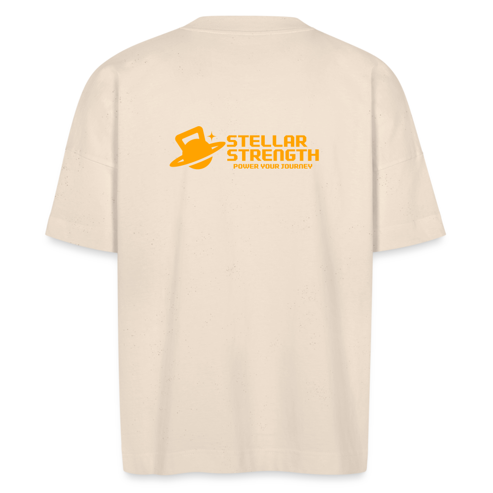 Stellar strength original oversize T-shirt orange - natural raw