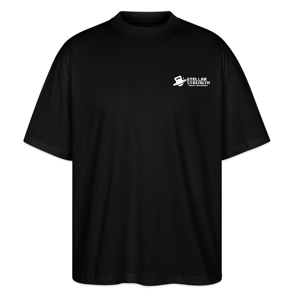 stellar strength classic edition oversized T-shirt white - black
