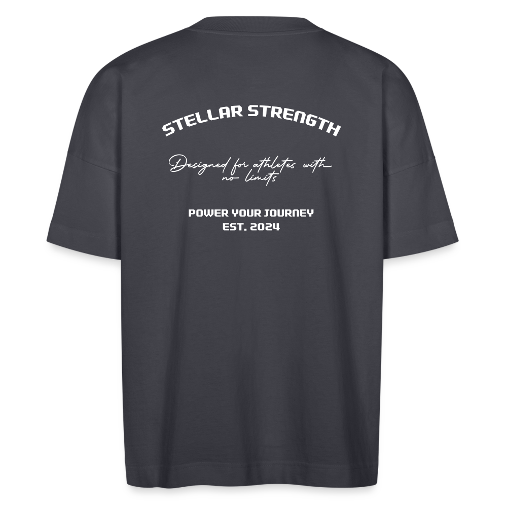 stellar strength platinum edition oversized T-shirt - indigo blue