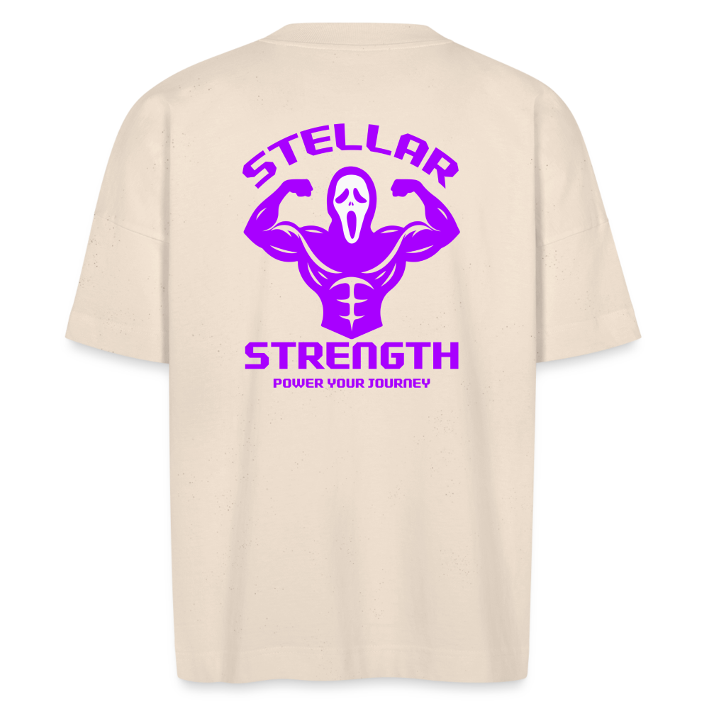 Stellar strength flex oversize womans T-shirt - natural raw