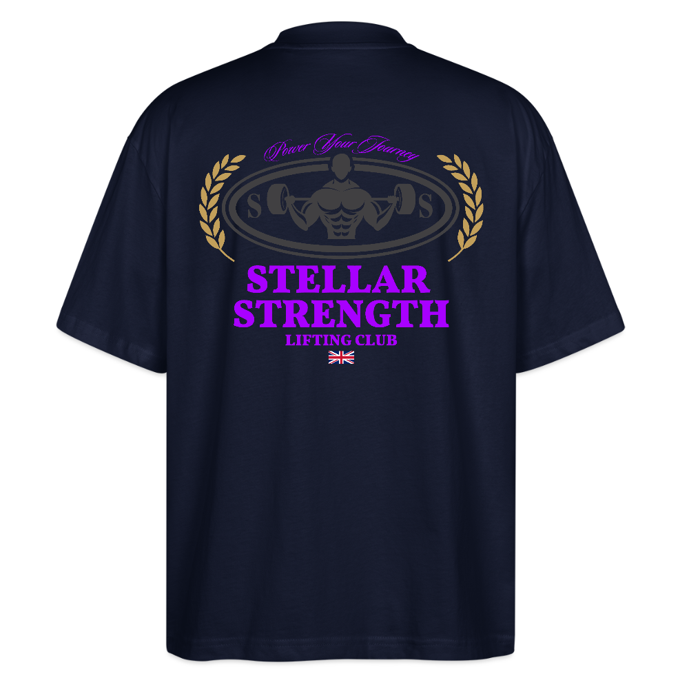 stellar strength classic edition oversized T-shirt violet - navy