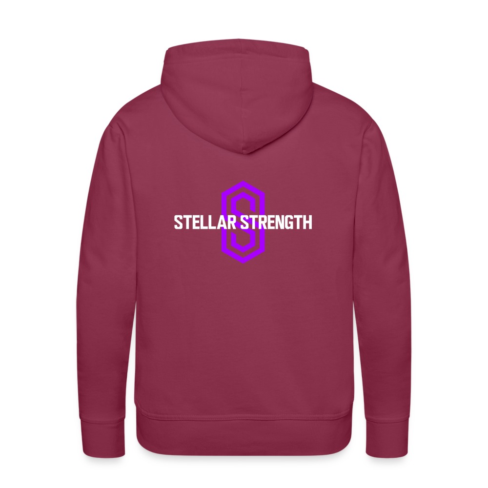 Men’s stellar fusion Premium Hoodie violet - bordeaux