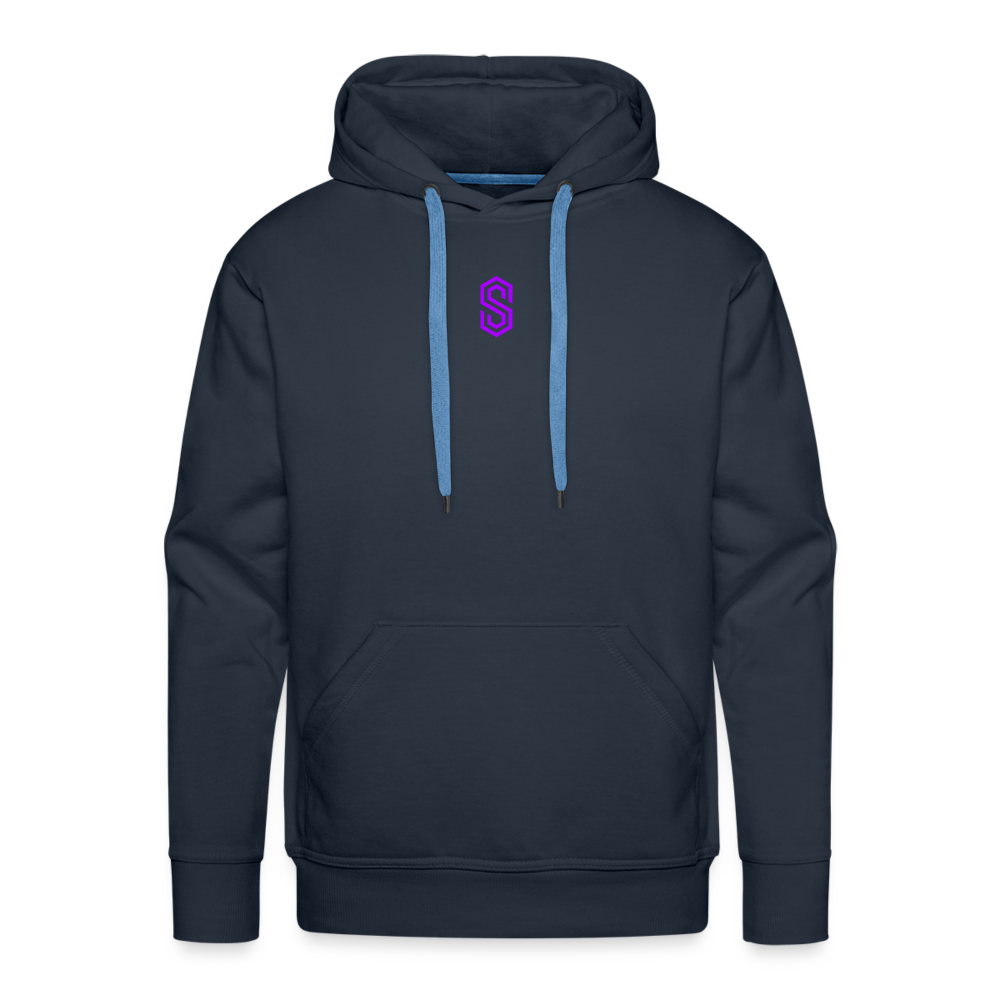 Men’s stellar fusion Premium Hoodie violet - navy