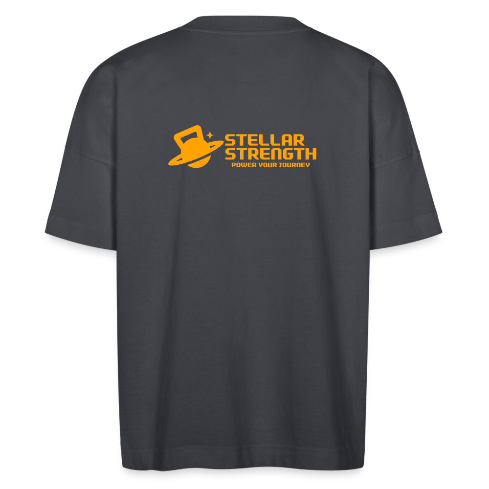 Stellar strength original oversize T-shirt orange - indigo blue