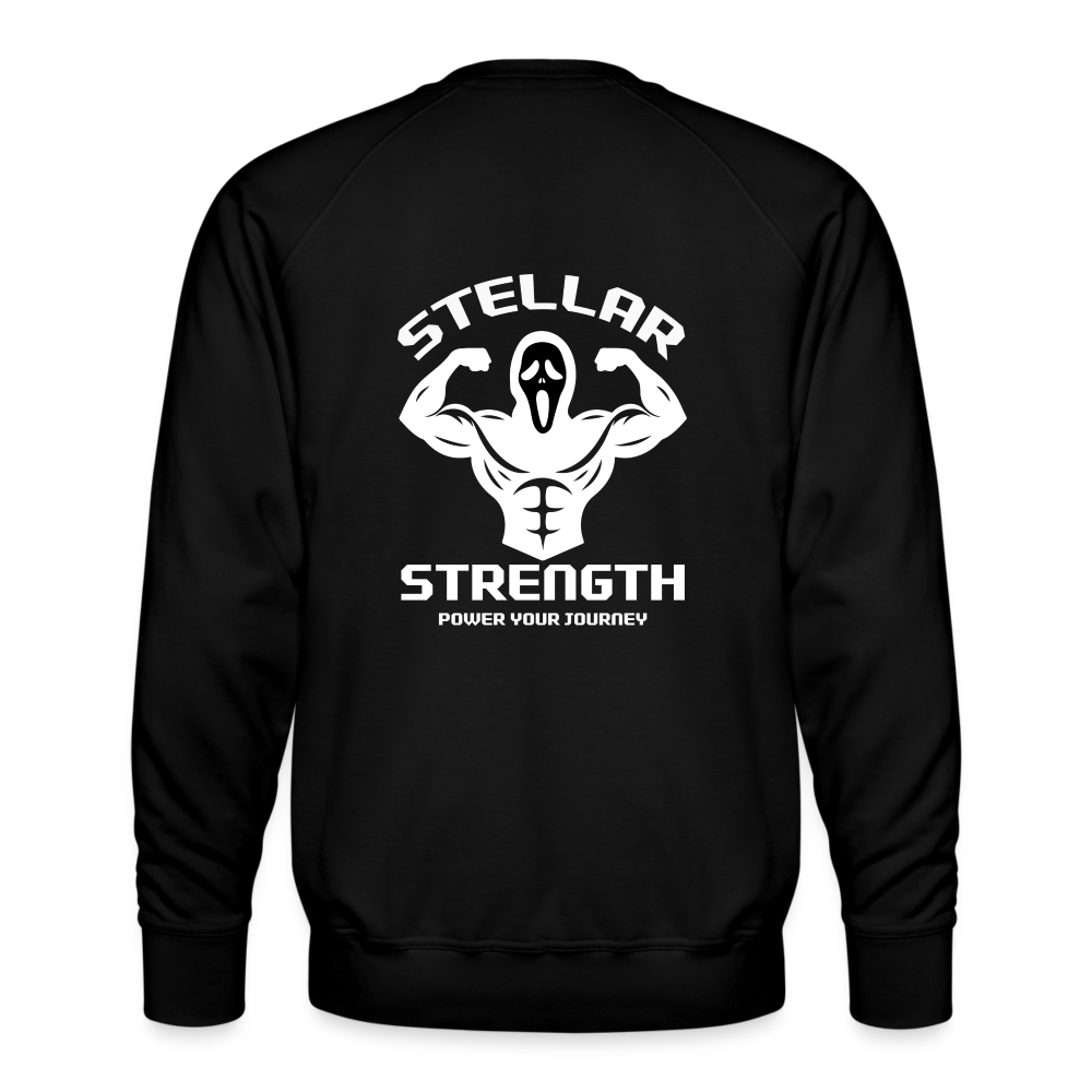 stellar strength FLEX sweatshirt white - black