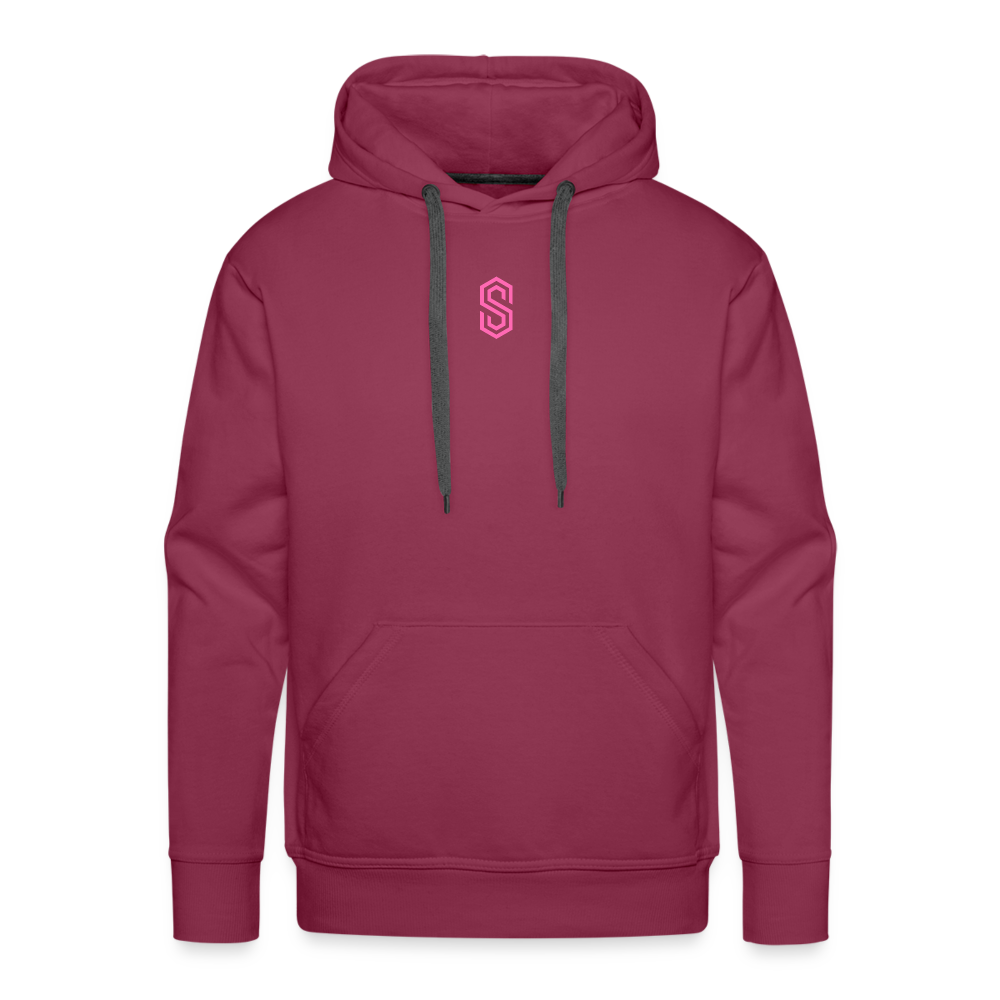 Men’s stellar fusion Premium Hoodie pink - bordeaux