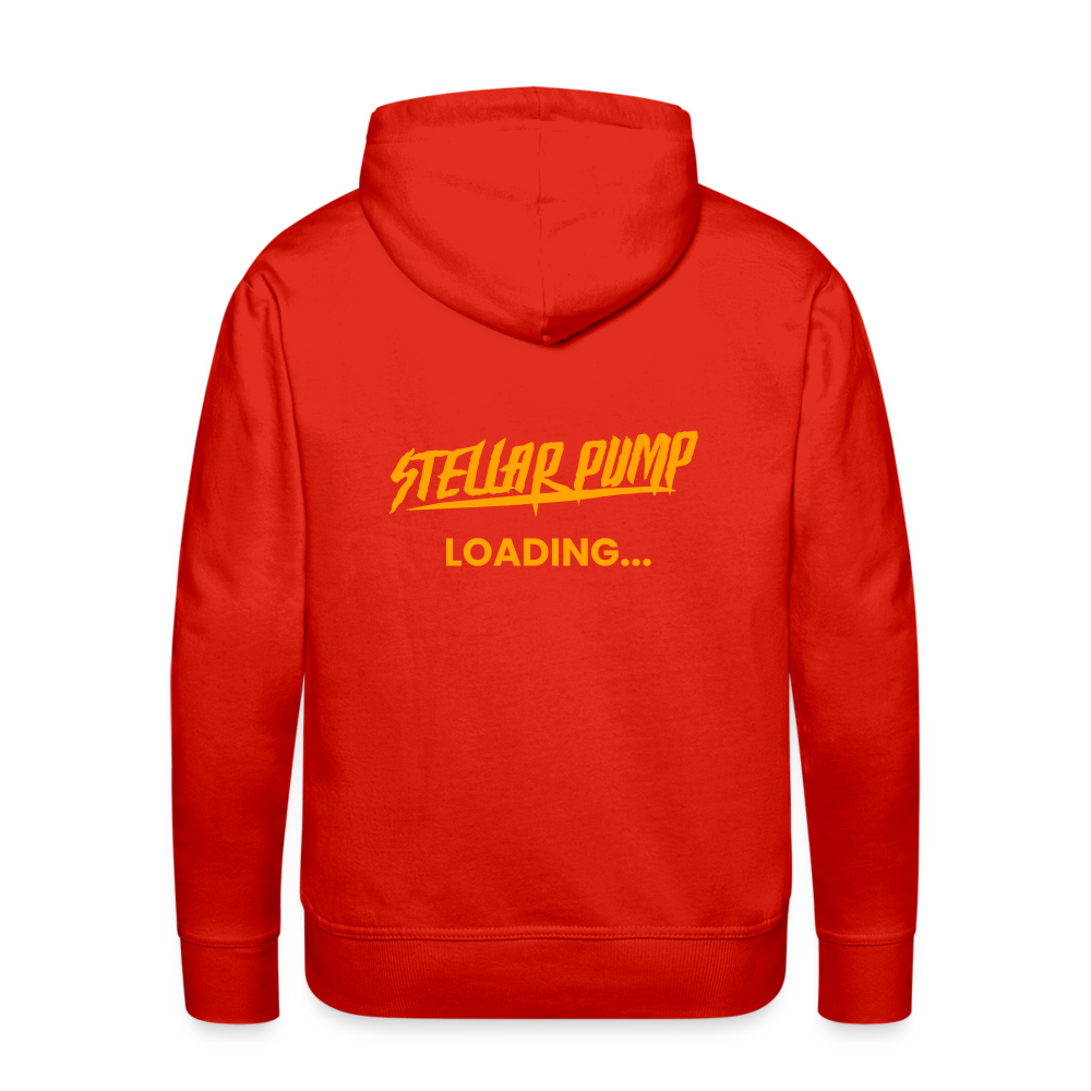 Men’s stellar pump loading Premium Hoodie - red