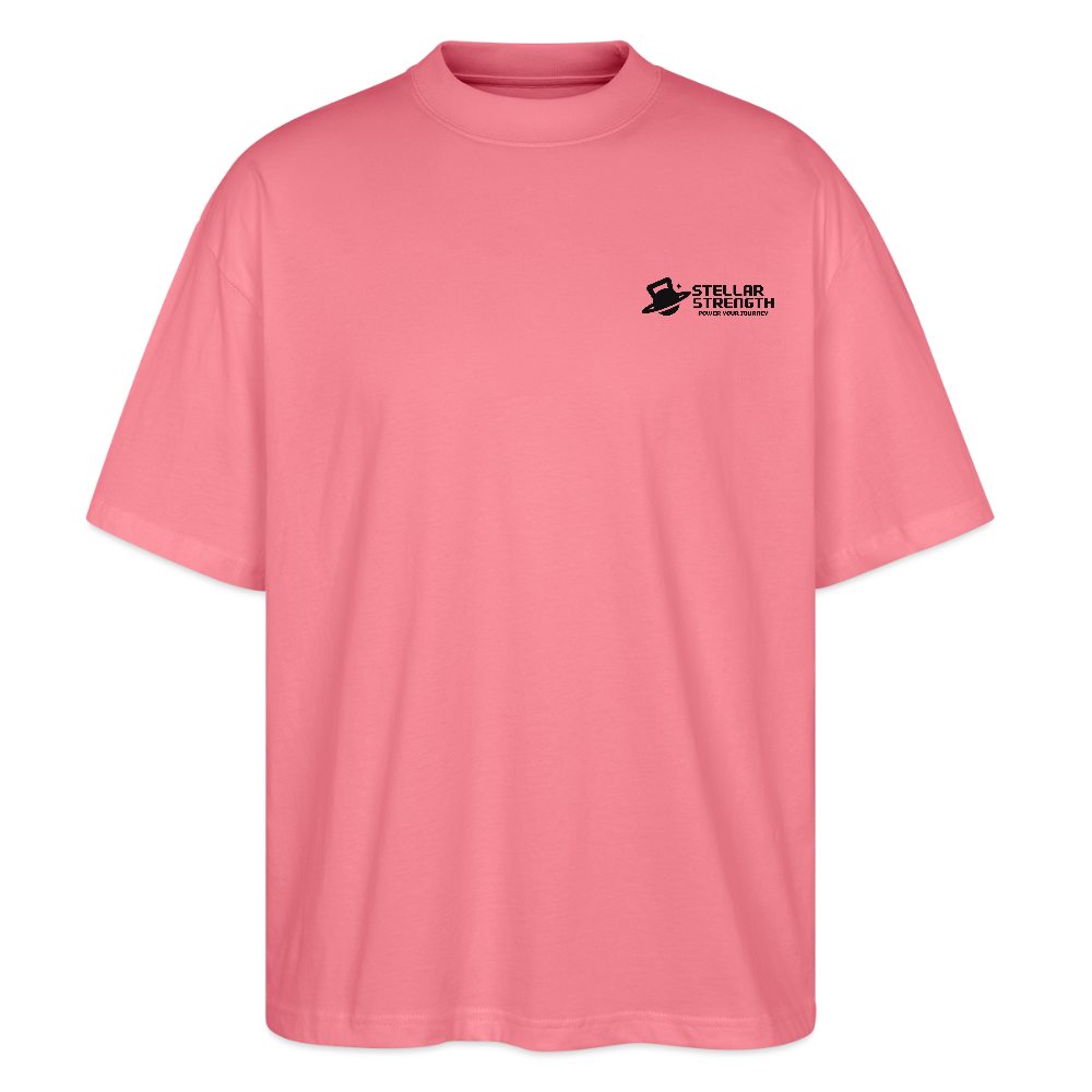 stellar strength classic edition oversized T-shirt black - pink joy