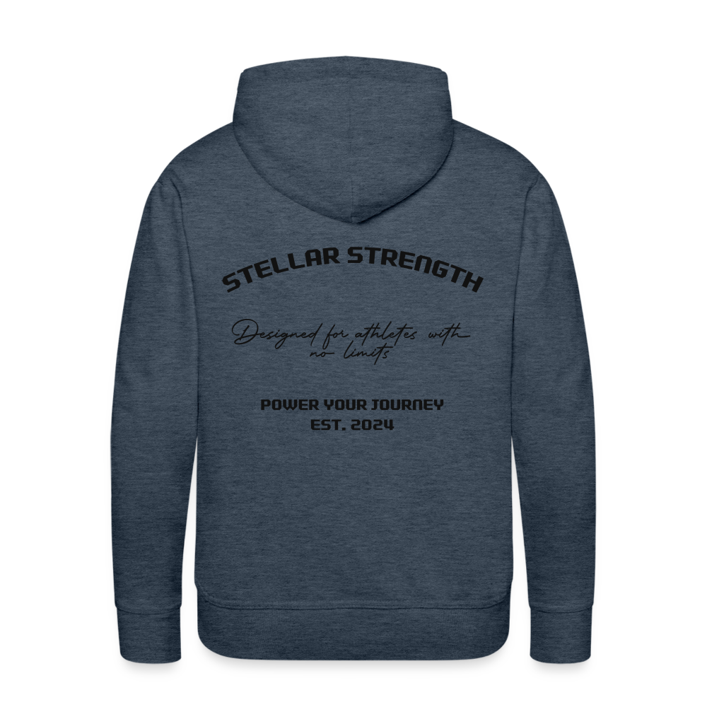 Men’s Platinum edition hoodie - heather denim