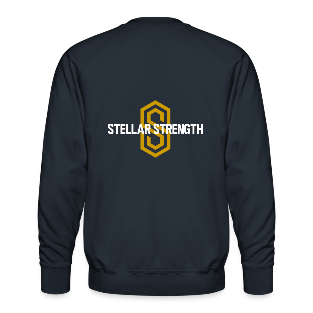 stellar fusion Premium Sweatshirt gold - navy
