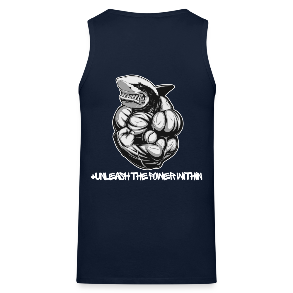 Men’s Premium Tank Top unleash the power within - navy