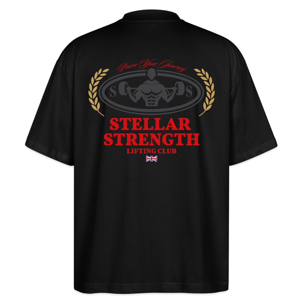 stellar strength classic edition oversized T-shirt red - black