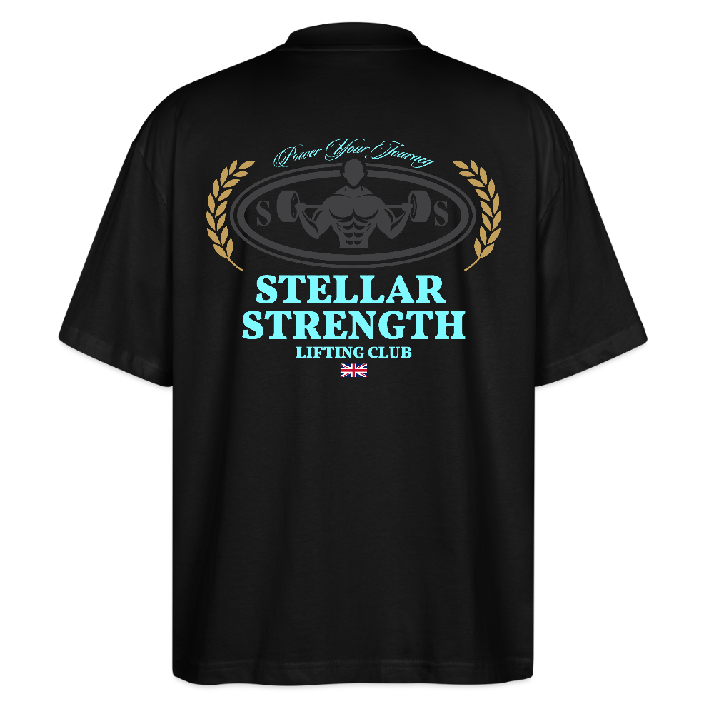 stellar strength classic edition oversized T-shirt blue - black