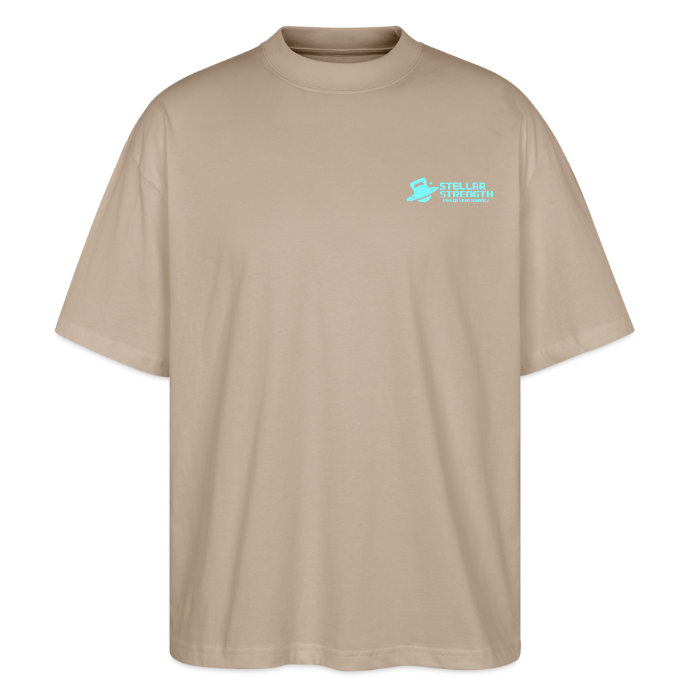 stellar strength classic edition oversized T-shirt blue - stone