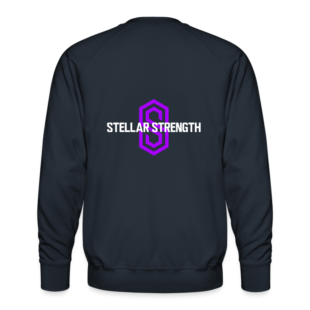 stellar fusion Premium Sweatshirt violet - navy