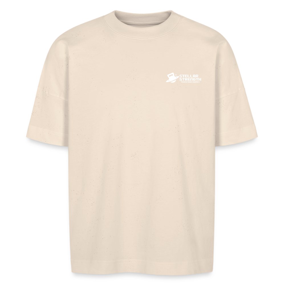 stellar strength platinum edition oversized T-shirt - natural raw