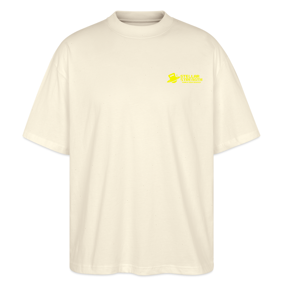 stellar strength classic edition oversized T-shirt yellow - natural raw