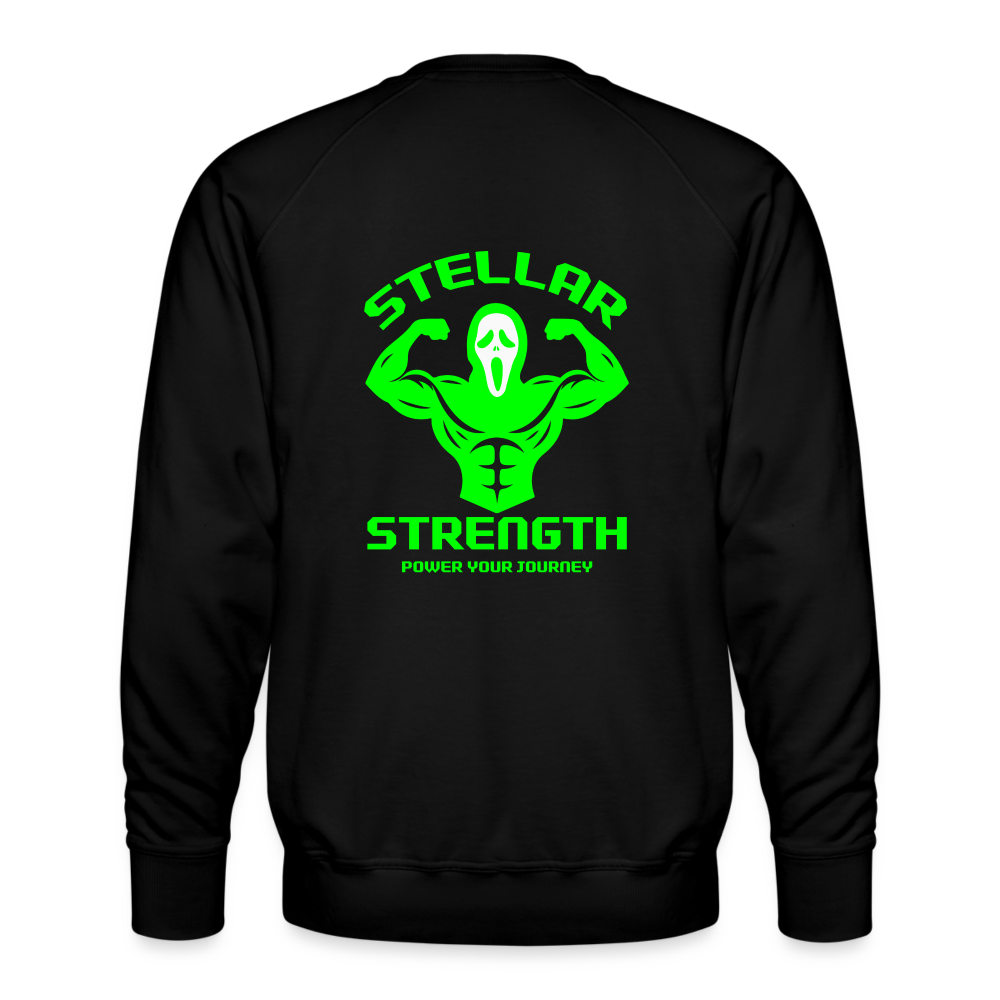 stellar strength FLEX sweatshirt green - black