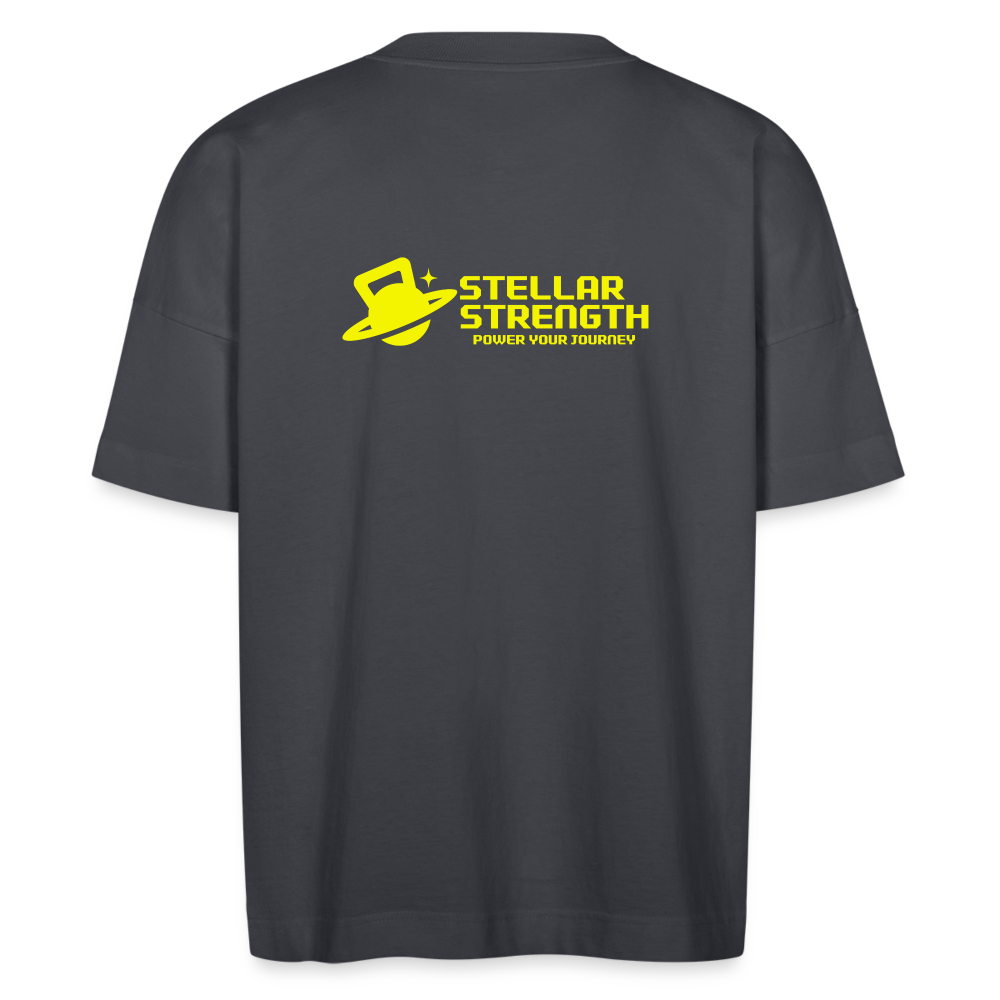 Stellar strength original oversize T-shirt yellow - indigo blue