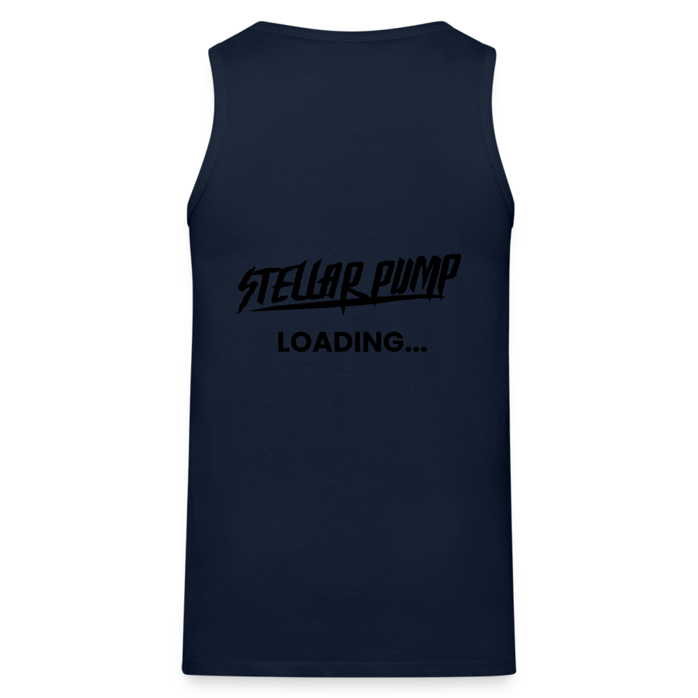 stellar pump loading tank top black - navy