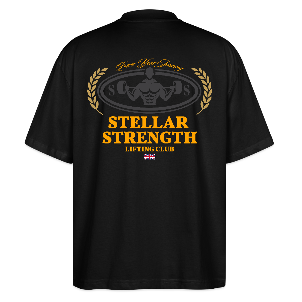stellar strength classic edition oversized T-shirt orange - black
