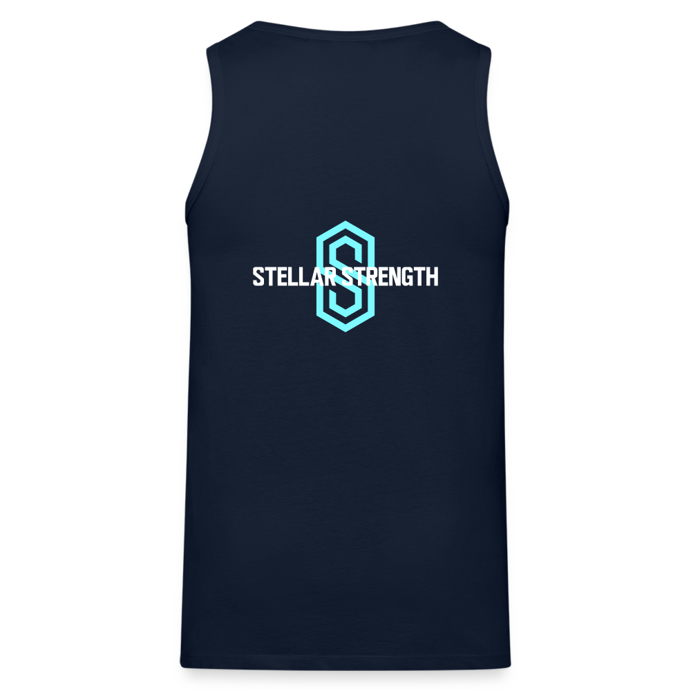 stellar strength fusion tank top blue - navy